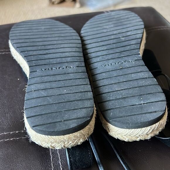 Vince ankle tie espadrilles leather sandals 38 - Picture 5 of 8